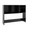 Flash Furniture Lotus Desktop Bookshelf Storage Organizer with Multiple Cubbies in Black NAN-17295-BK-GG - alternate 7